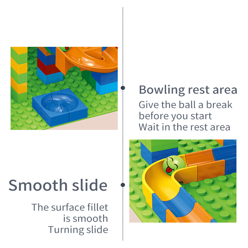 Marble Run Bouwstenen - Creatief Labyrint met Glijbaan en Balspoor voor Kinderen - Educatief Spelen voor Probleem Oplossen en Verbeelding