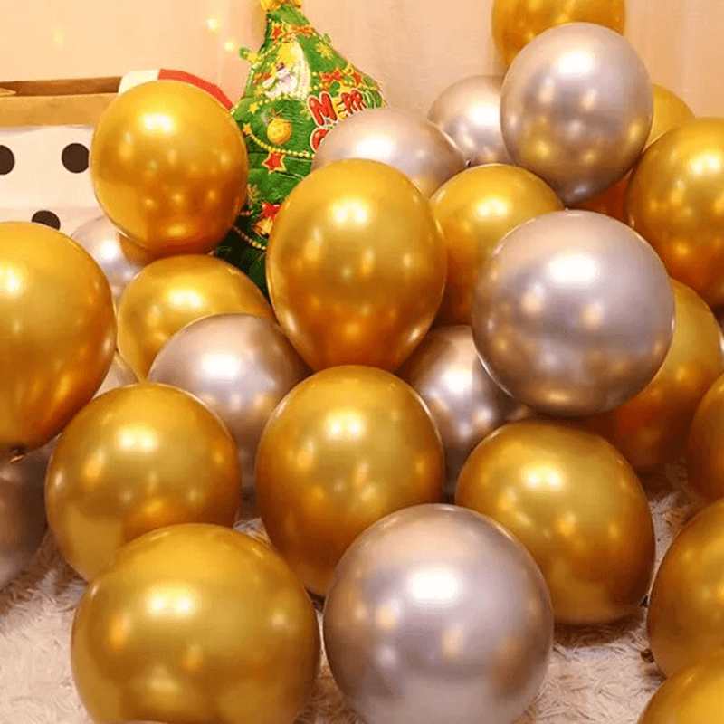 Vrolijk kerstfeest ballonnen in meerdere kleuren - Latex Ballonnen Feestballonnen