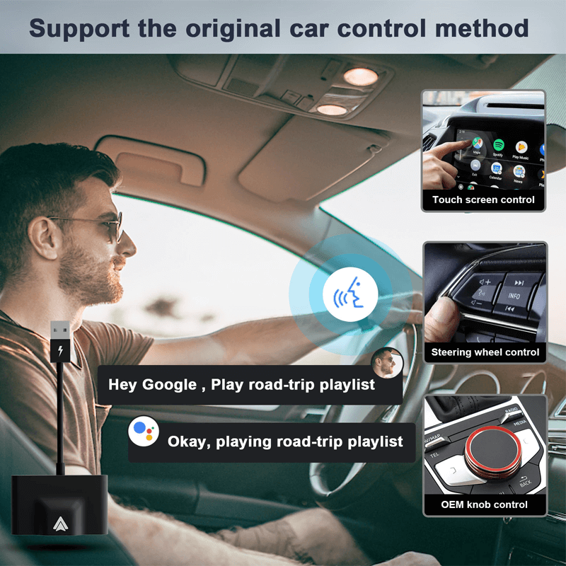Draadloze CarPlay-adapter voor Android/Apple