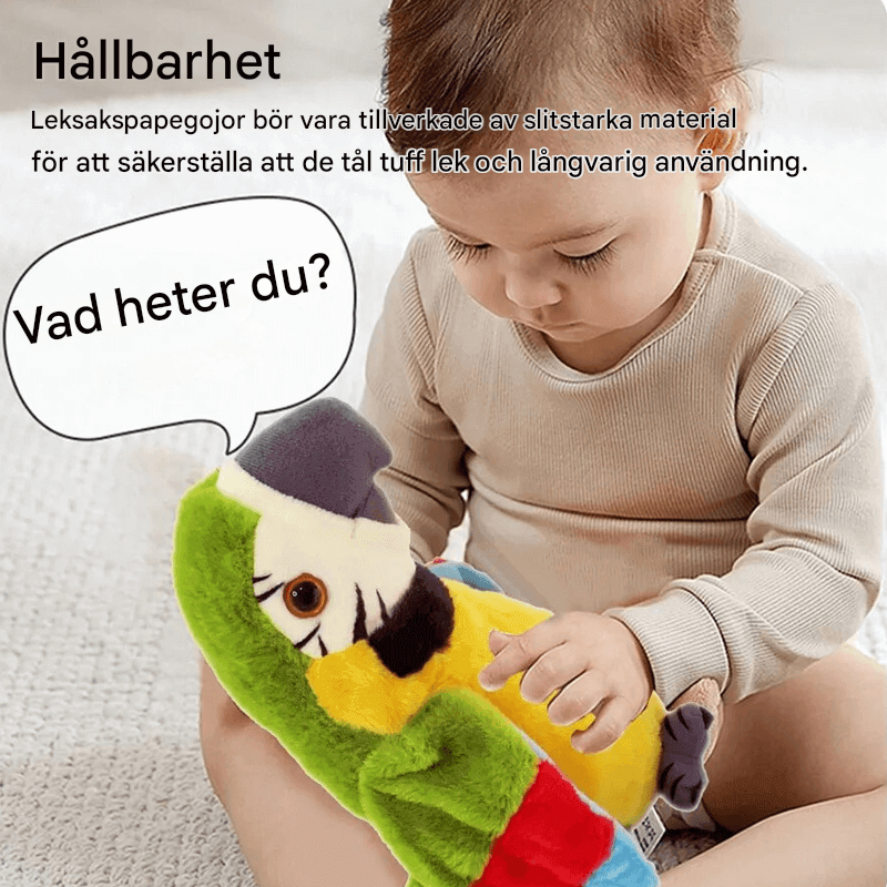 Interactieve sprekende papegaai