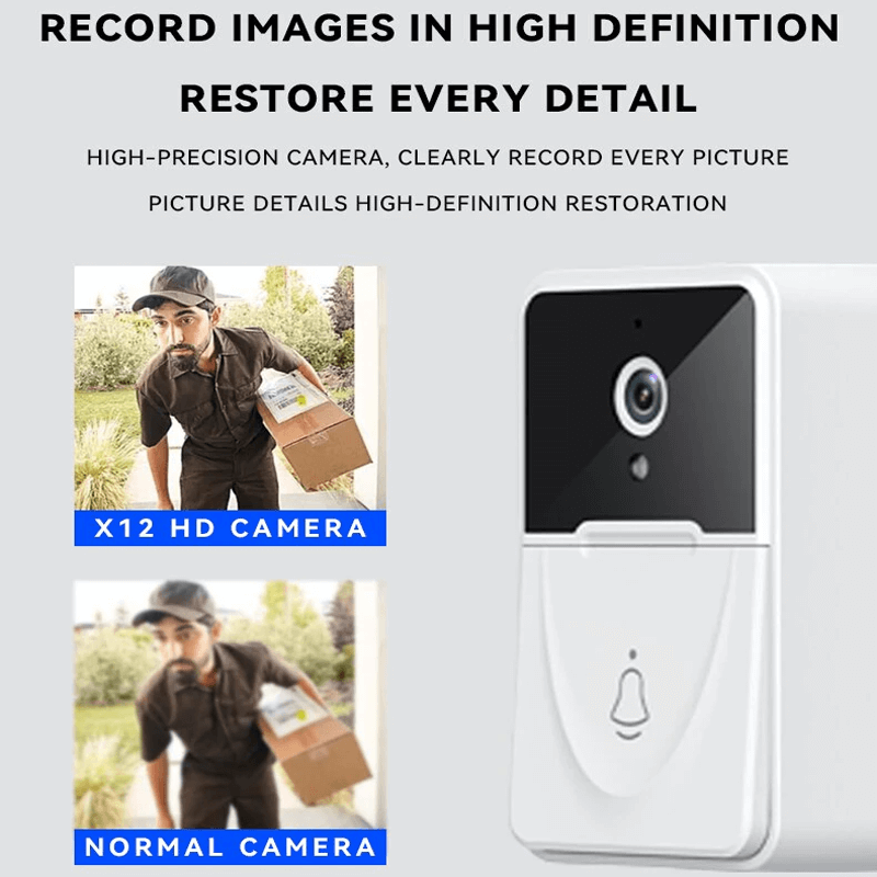 Slimme draadloze deurbel met camera - WiFi video deurbel