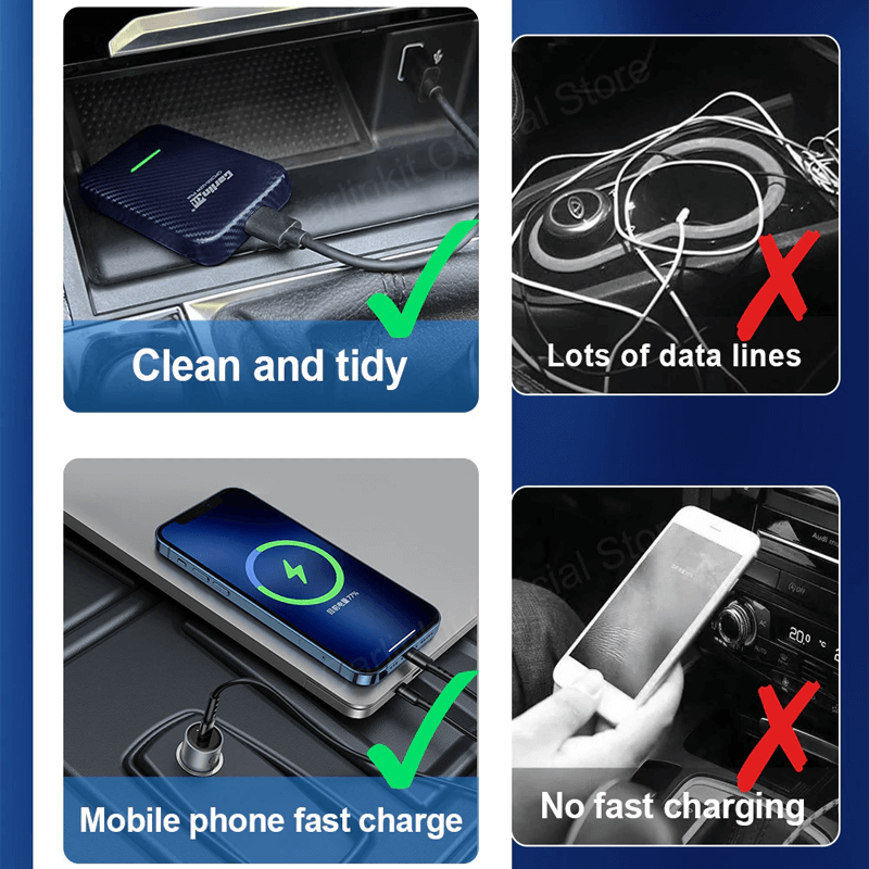 Draadloze CarPlay auto-adapter