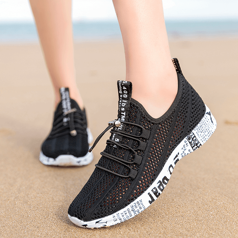 Ademende mesh schoenen