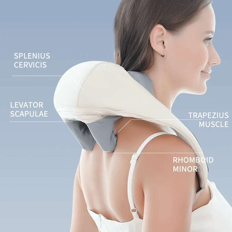 Draadloze nek- en schoudermasseur