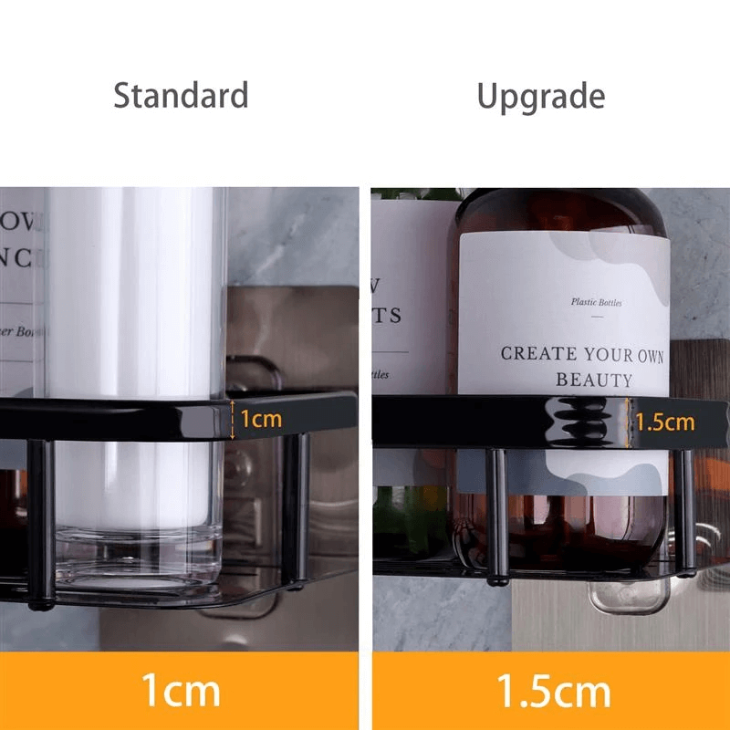 Wand gemonteerde opbergplank - Uittrekbare hoekplank voor badkamer