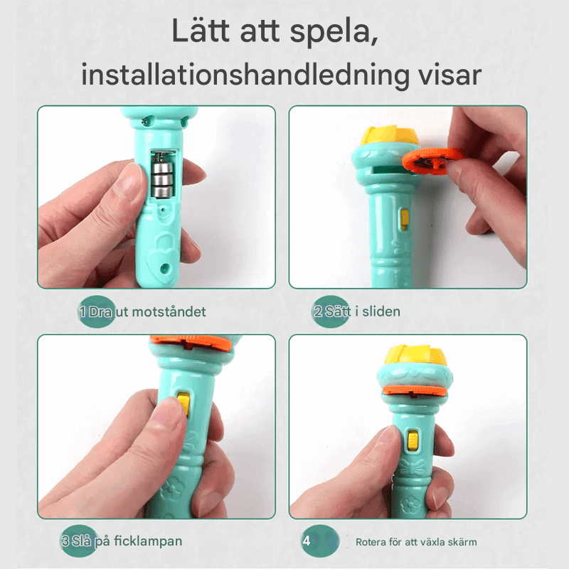 Beeldverhaal Zaklamp Projector Speelgoed