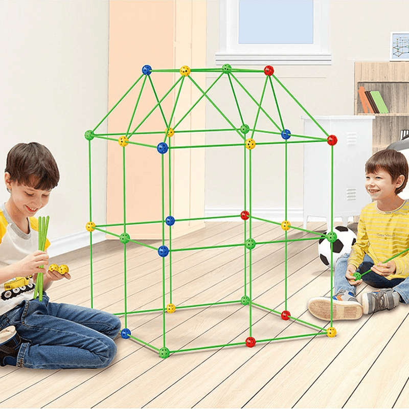 3D Speelhuis | Kit met Sticks DIY Doe Het Zelf Leren voor Kinderen