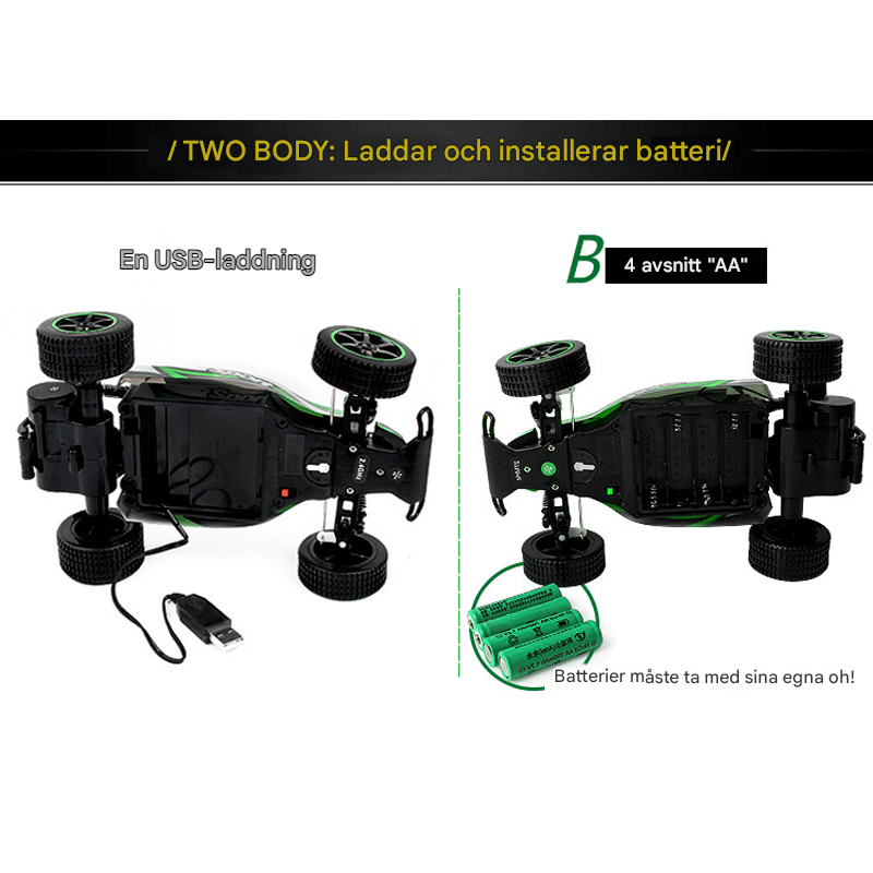 1:20 Fjärrstyrd Buggy Bil – Snabb Racingbil med 2.4G Teknik