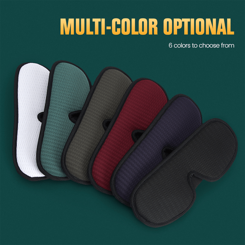 Draagbaar 3D-slaapmasker - Lichtblokkering, zachte gewatteerde oogbescherming voor optimaal comfort