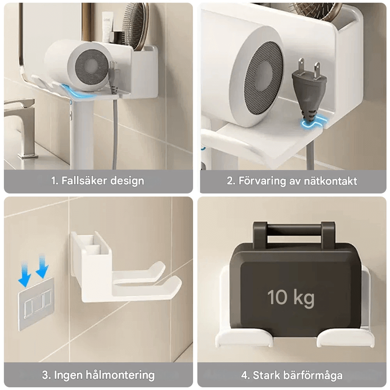 MARIE - Föhnhouder voor wandmontage