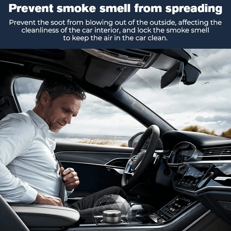 Automatische asbak voor de auto