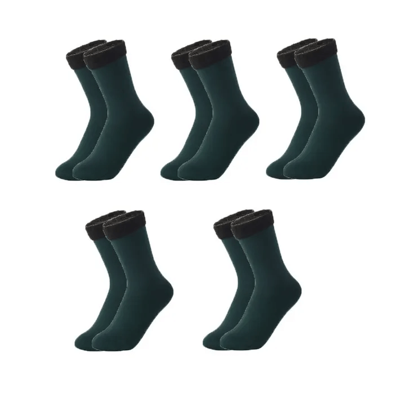 Zachte fluwelen wintersokken