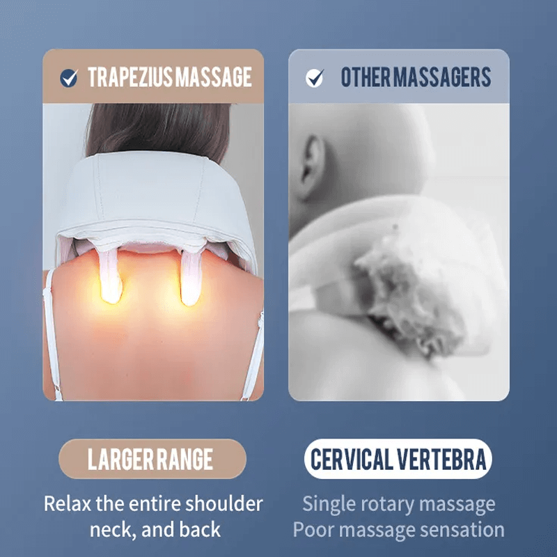 Draadloze nek- en schoudermasseur