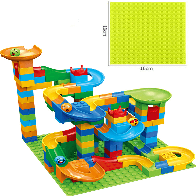 Marble Run Bouwstenen - Creatief Labyrint met Glijbaan en Balspoor voor Kinderen - Educatief Spelen voor Probleem Oplossen en Verbeelding