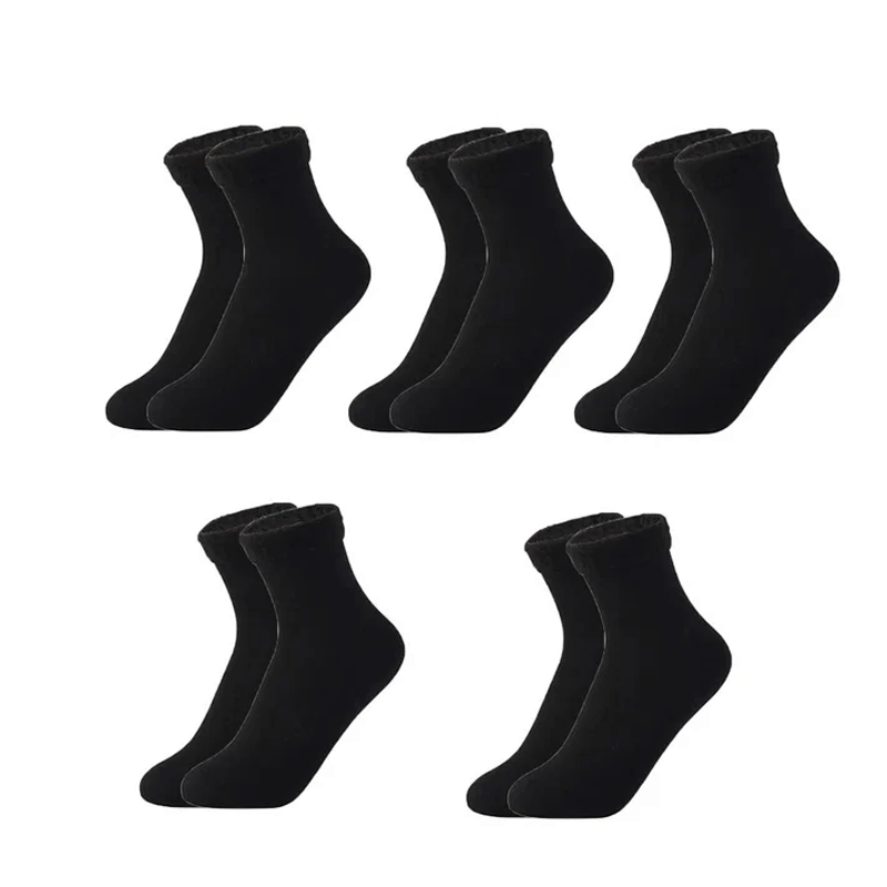 Zachte fluwelen wintersokken