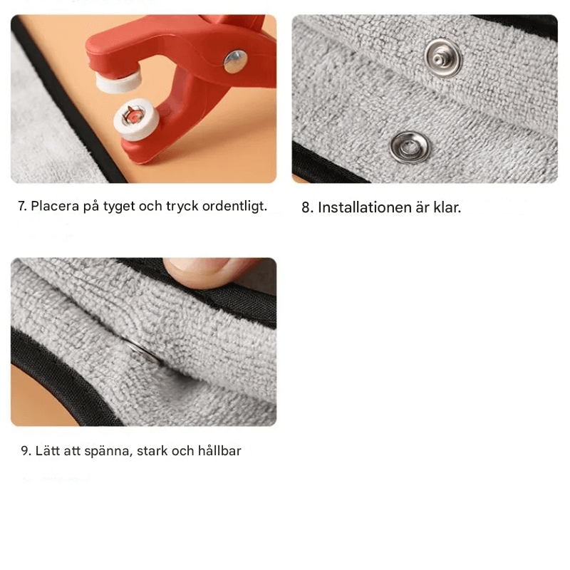 Doe-het-zelf-gereedschap voor metalen drukknoppen