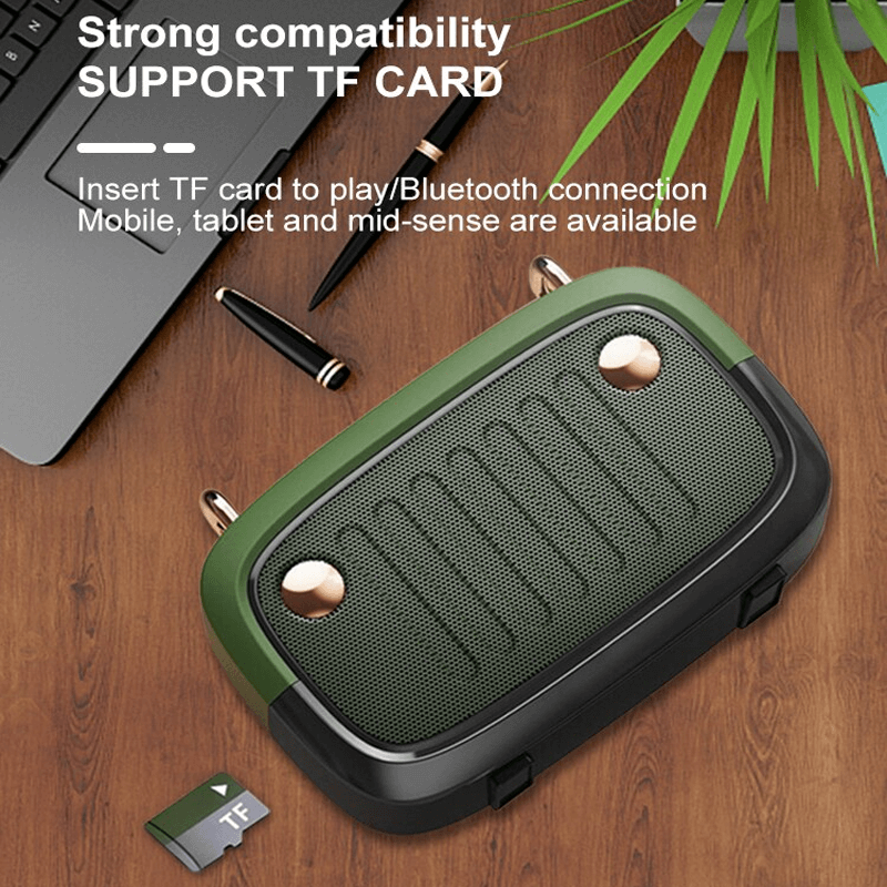 Draagbare luidspreker in retro-uitvoering