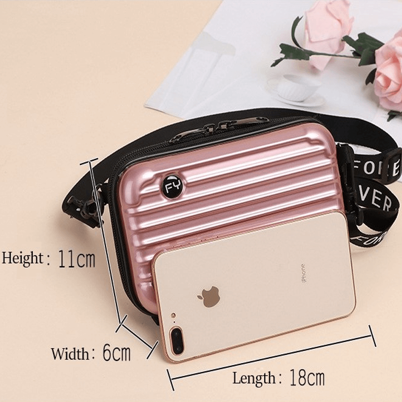 Op reistas geïnspireerde crossbody tas