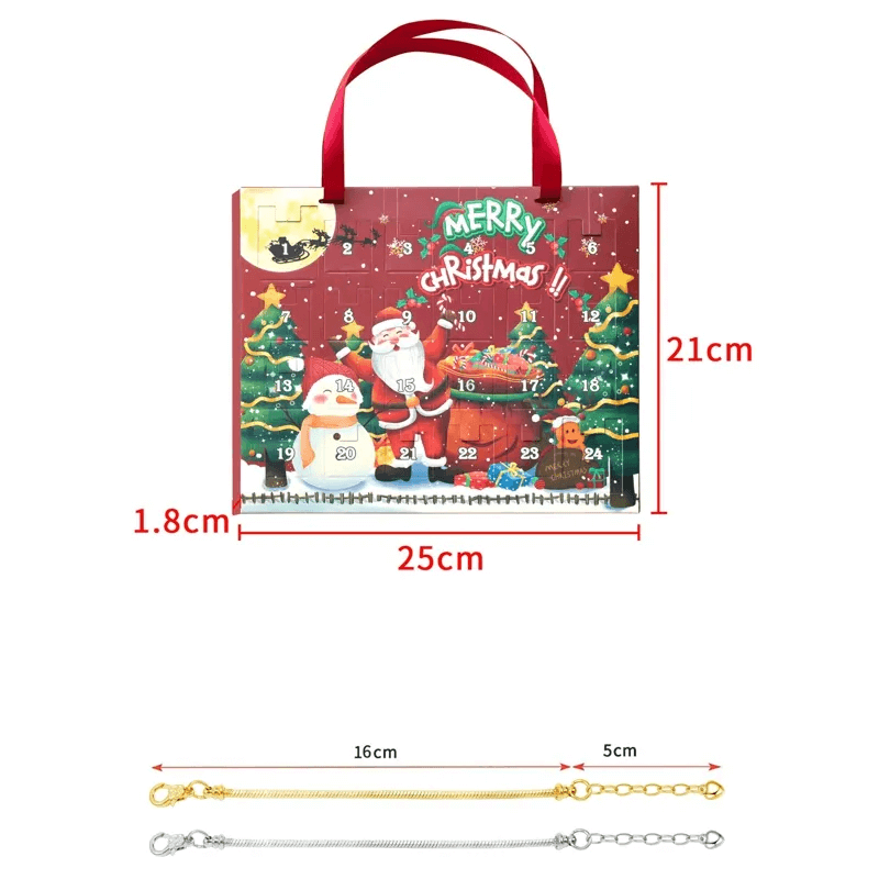 24 Dagen Kerst Adventskalender Sieradendoosje - DIY bedelarmband