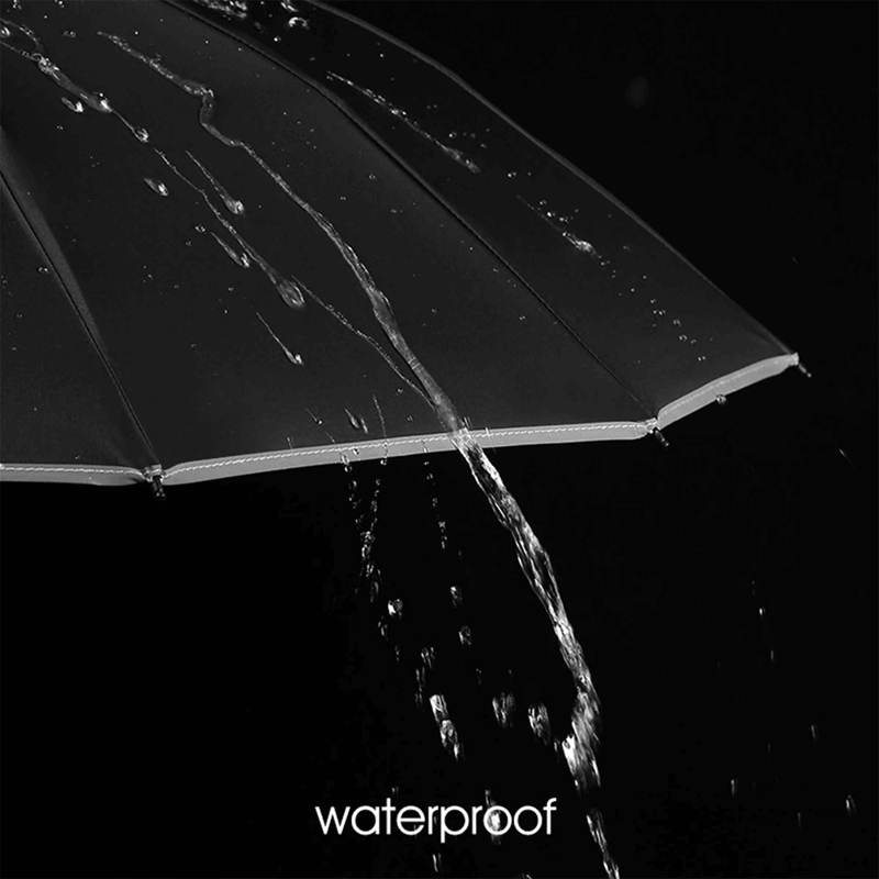 Opvouwbare paraplu met LED-zaklamp