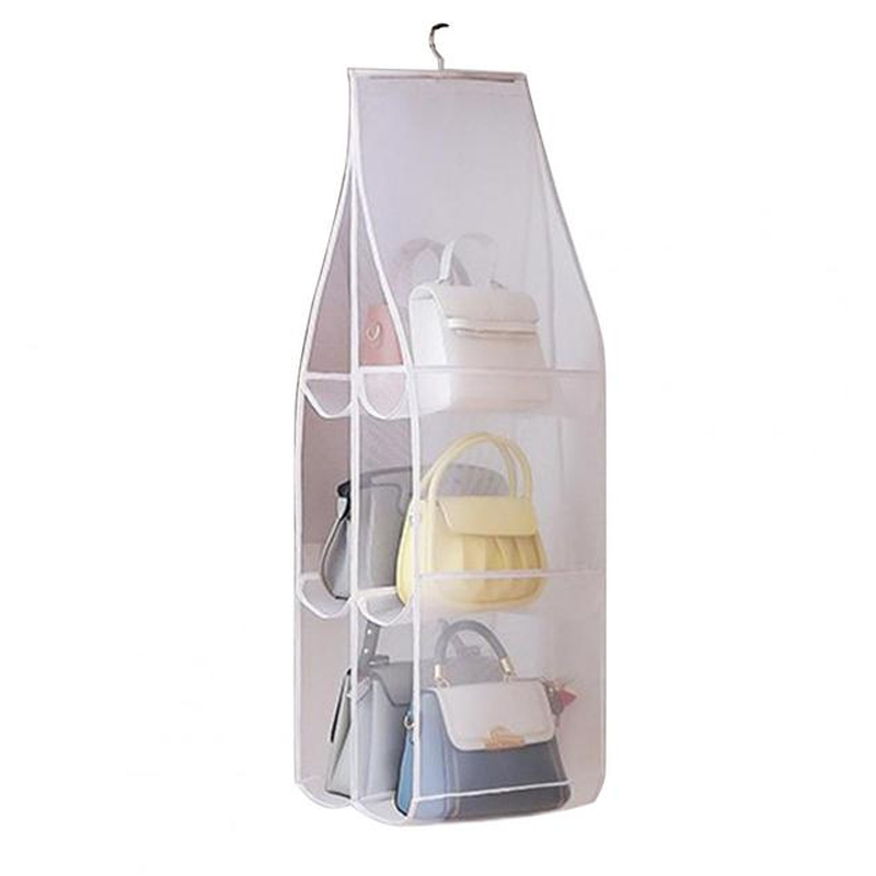 Hangende garderobe-organiser voor handtassen en schoenen