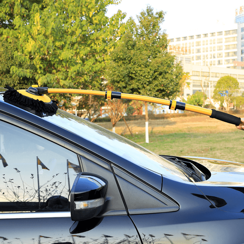 Autoreinigingsborstel met handvat