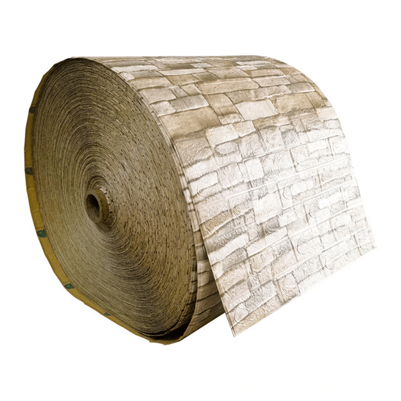 THOMAS - 3D Zacht Schuim Zelfklevend Behang Rol