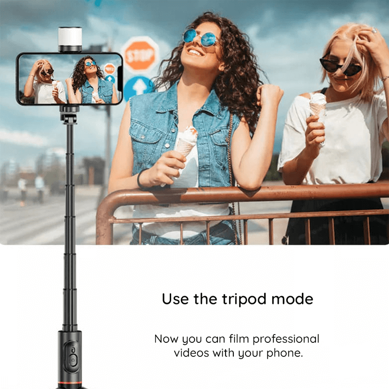 Selfie stick statief met afstandsbediening