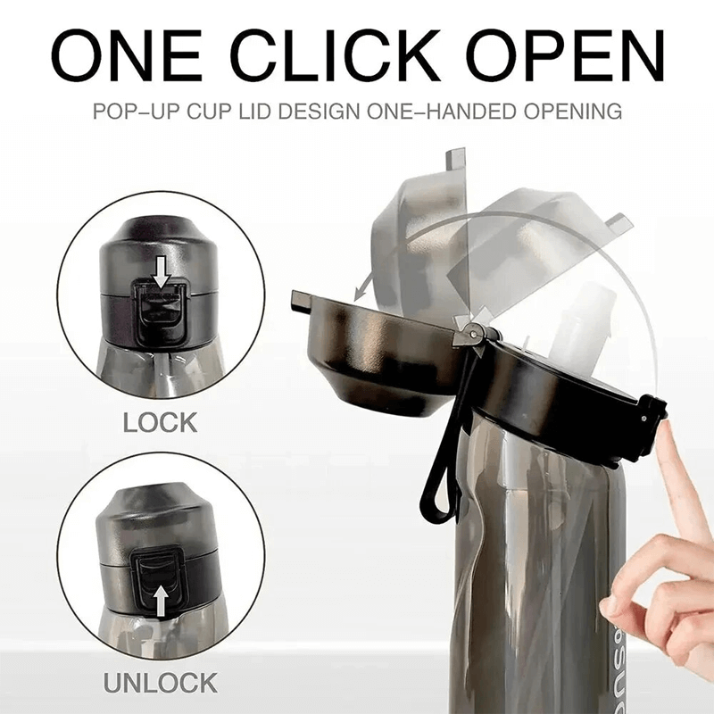 Air Waterfles met Geurringen 7 Capsules 650ml