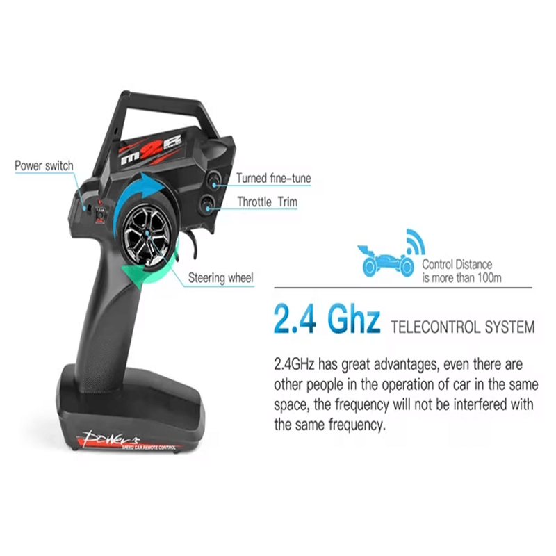 Off-Road auto met afstandsbediening 35-70 km/u