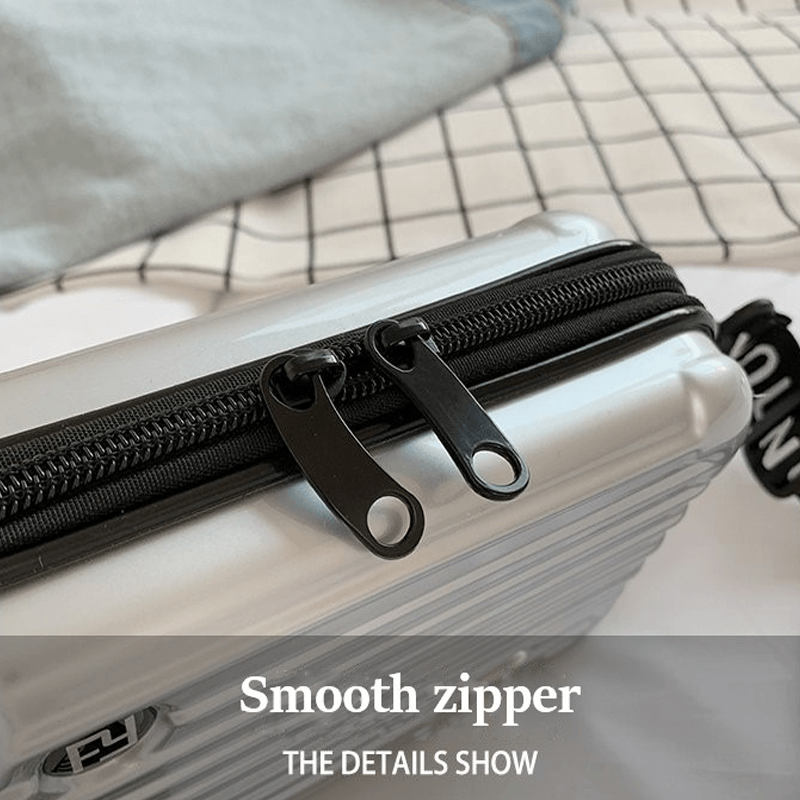 Op reistas geïnspireerde crossbody tas