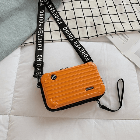 Op reistas geïnspireerde crossbody tas