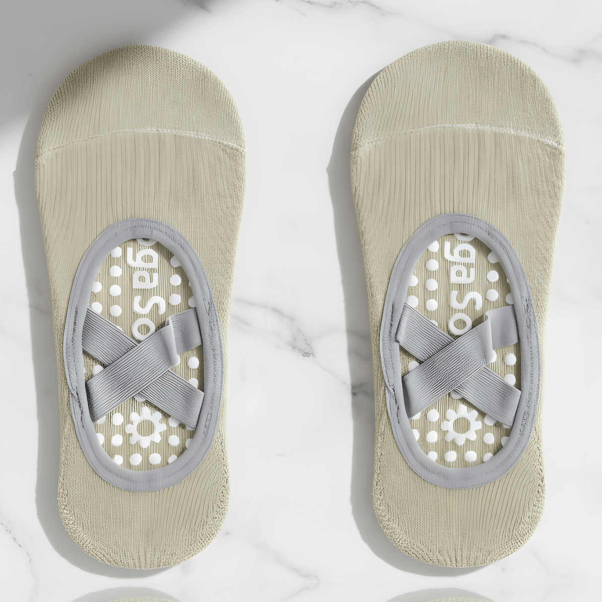 GripFlow – Halkfria Yoga- och Pilatesstrumpor med Ventilerande Komfort & Stabilt Grepp