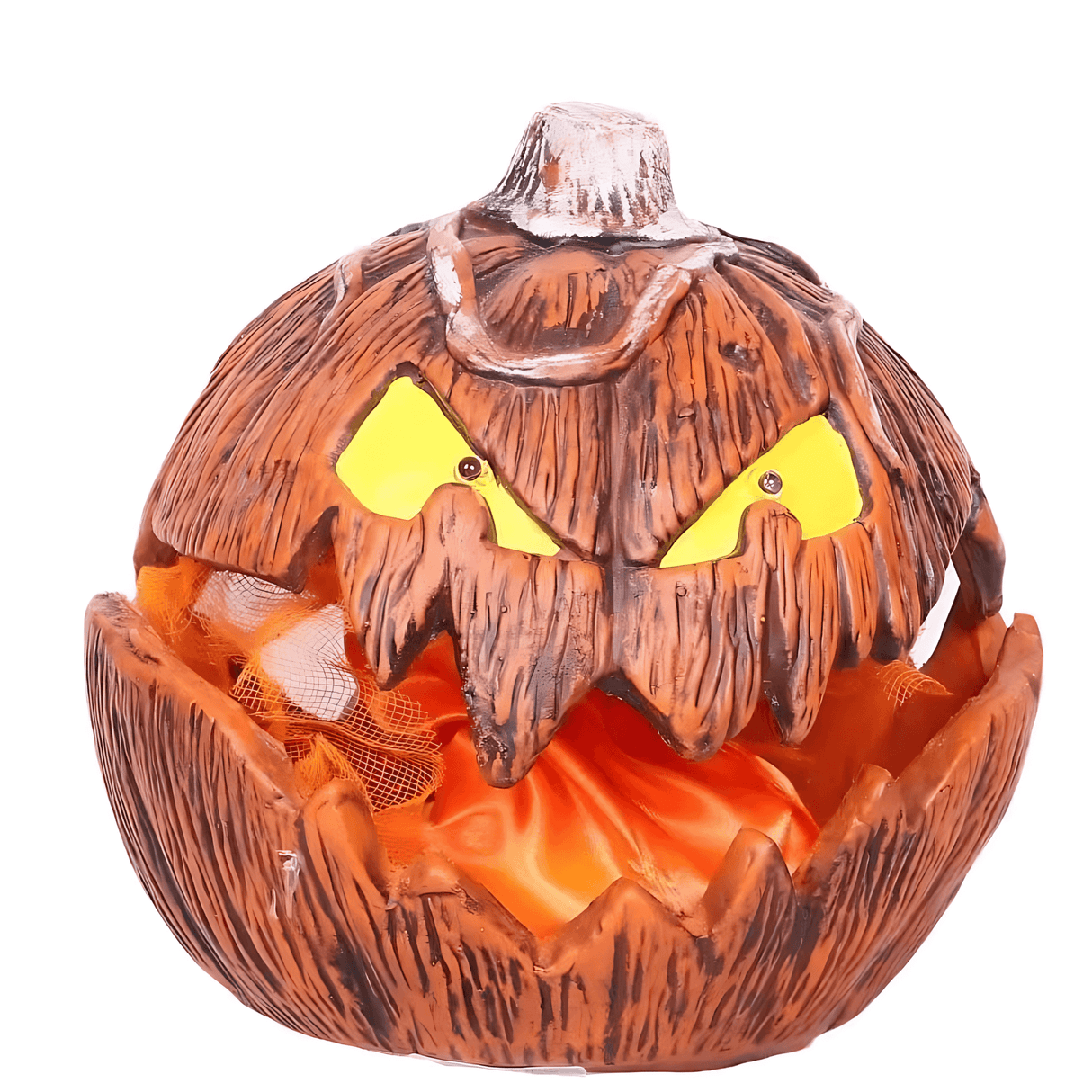 PumpkinFright – Animated Halloween Pumpa med LED-ögon & Ljudeffekter för Spökhus och Festdekoration