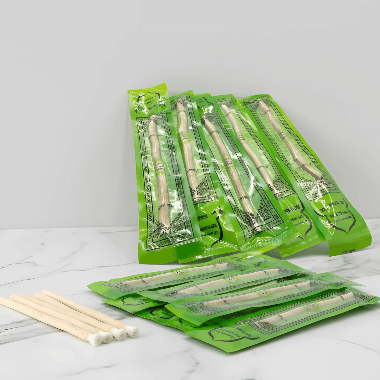 HerbaBrush – Naturlig Tandborste av Miswak för Traditionell Munvård och Resa