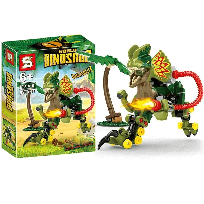 Dinosaurus Bouwpakket voor Kinderen - Realistische Dinosaurussen | ABS Plastic Educatief Speelgoed voor Creativiteit & Leren