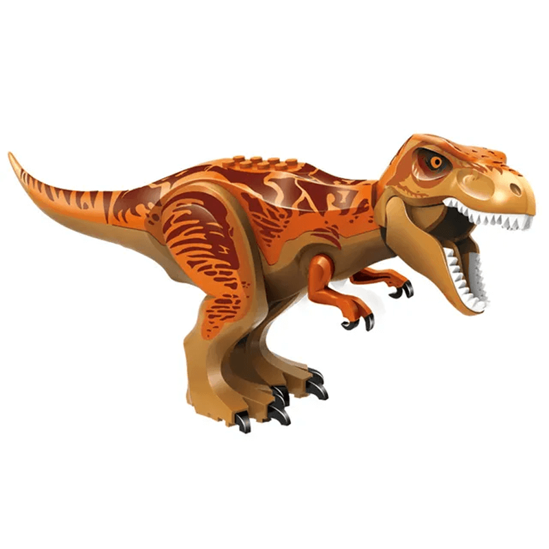 Dinosaurus Bouwstenen voor Kinderen - T-Rex Figuur | Educatief & Leuk ABS Plastic Speelgoed voor Creatief Spelen & Fijne Motoriek