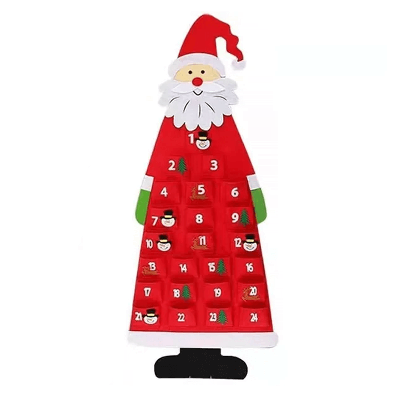 Jultome Sneeuwpop adventskalender met 24 vakken