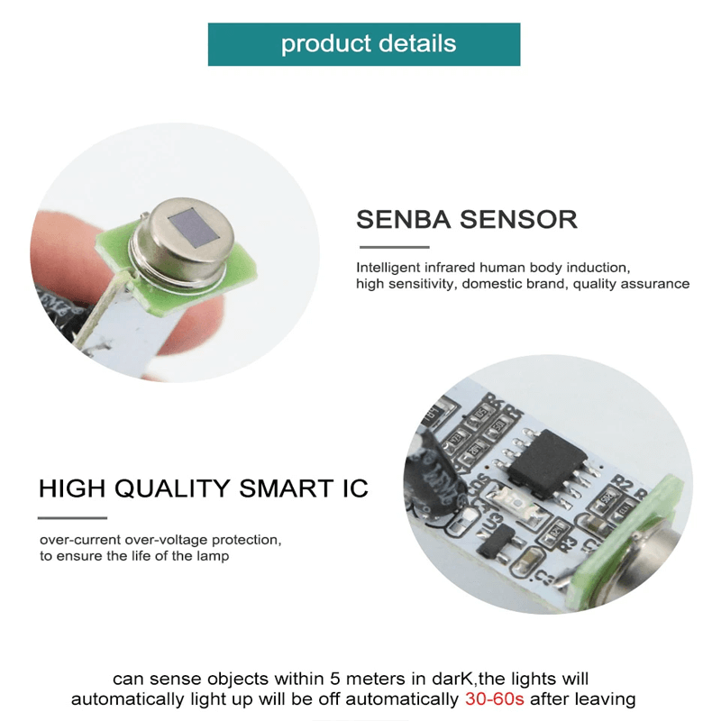 Slimme LED-lamp met bewegingssensor - Energiebesparende verlichting