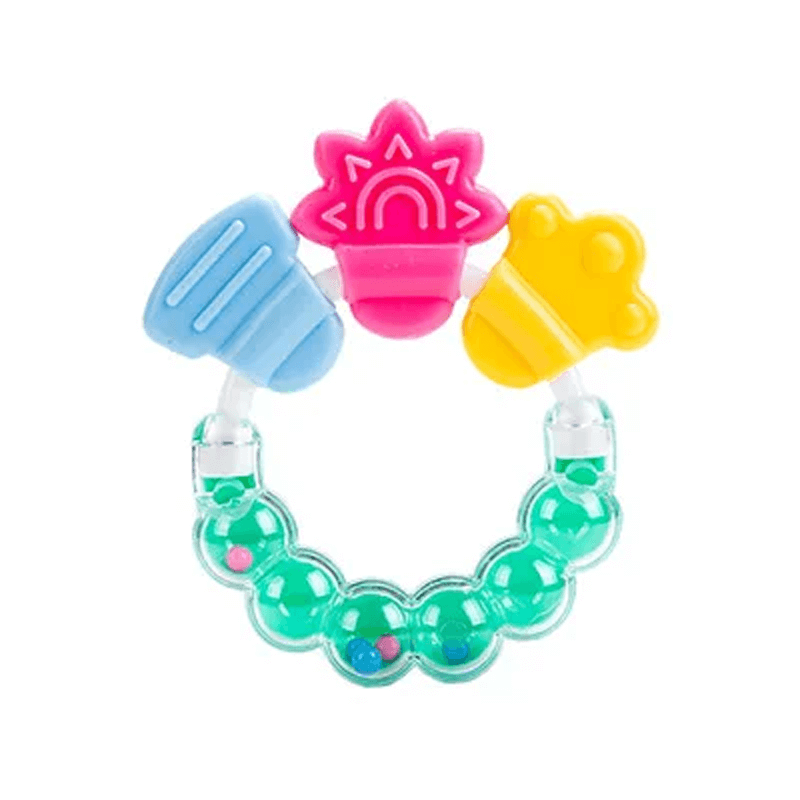 Siliconen rammelaar bijtspeeltje