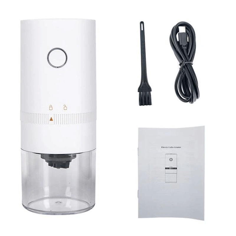 Draagbare, oplaadbare koffiemolen