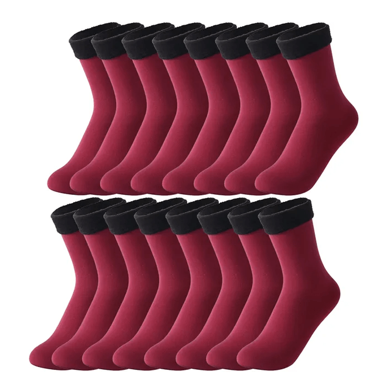 Zachte fluwelen wintersokken