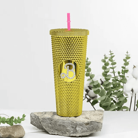 Herbruikbare mok met rietje 710ml