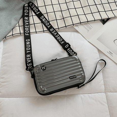 Op reistas geïnspireerde crossbody tas
