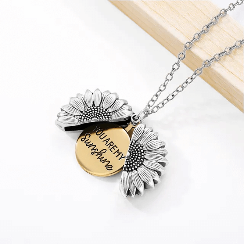 Zonnebloem ketting sieraden