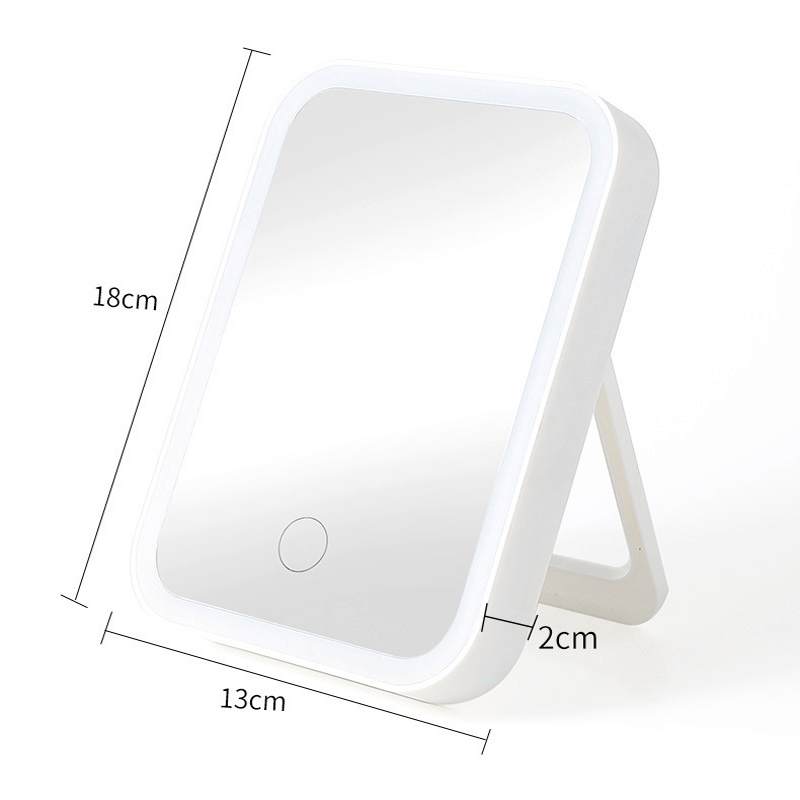 Draagbare LED make-up spiegel