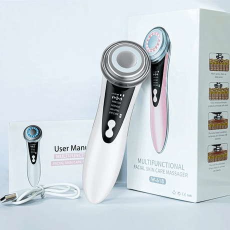 Multifunctionele Gezichtsverzorging Massager Anti Veroudering