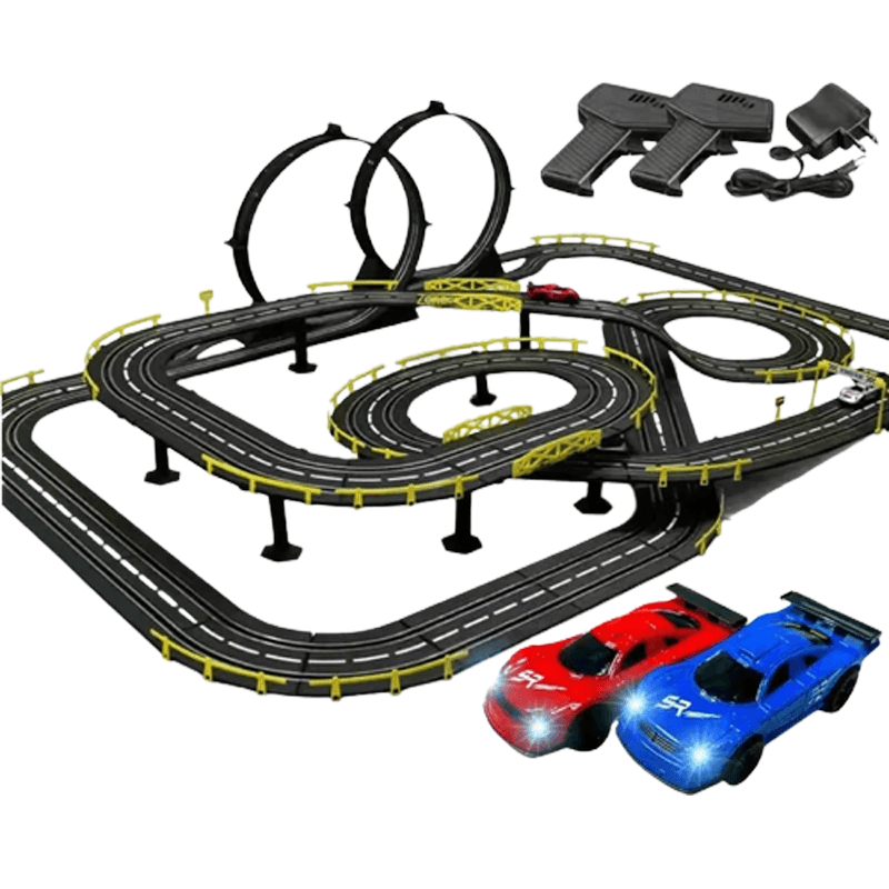 Grote racebaan met afstandsbediening