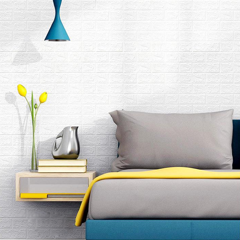 THOMAS - 3D Zacht Schuim Zelfklevend Behang Rol