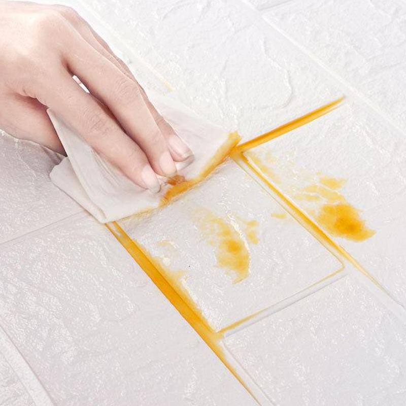 THOMAS - 3D Zacht Schuim Zelfklevend Behang Rol